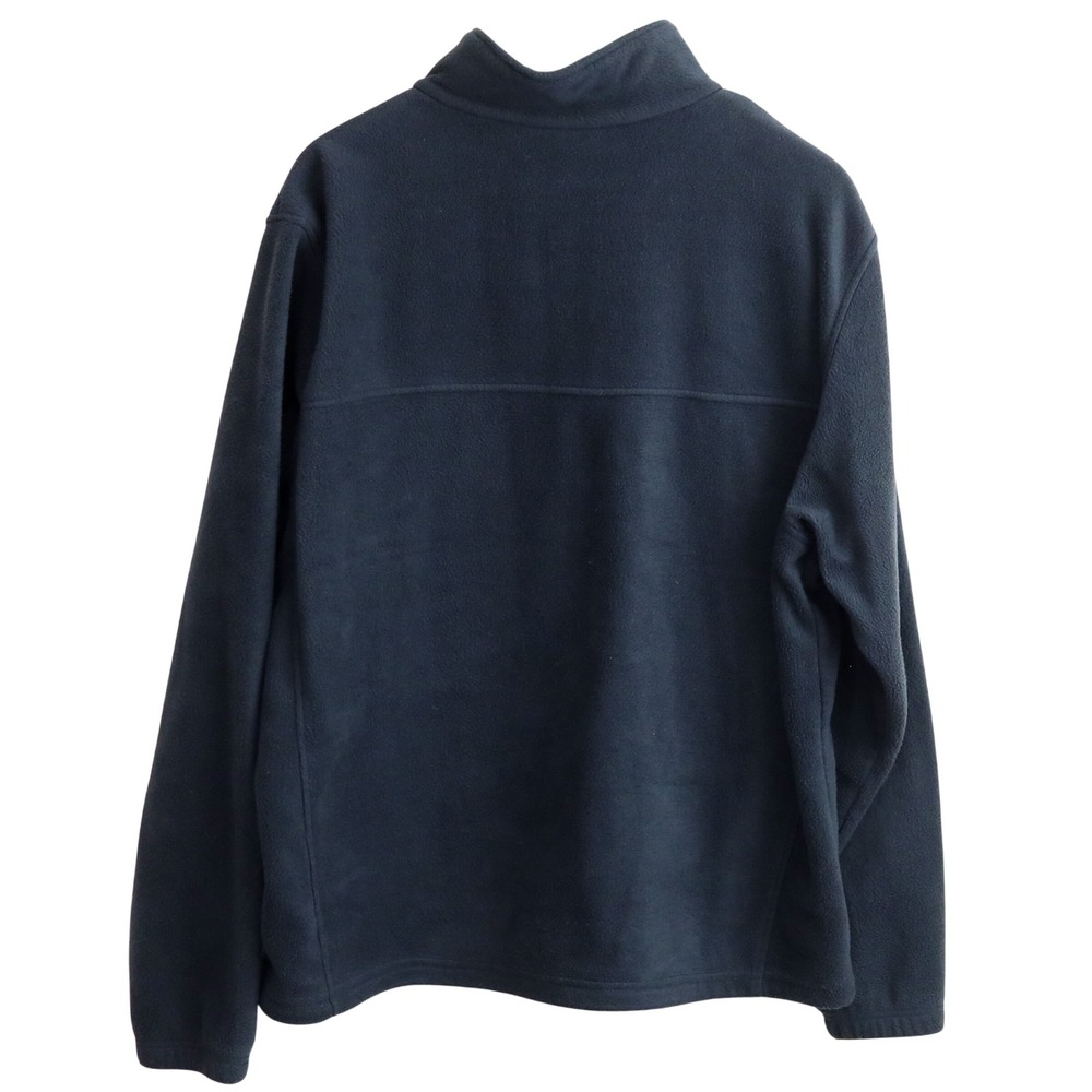 Columbia Fleece Jacket Mens XL Black Full Zip Mock Neck XM6354 Outdoor Soft - Picture 2 of 11